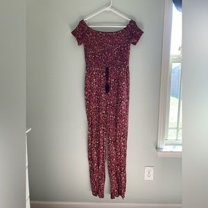 Xhilaration Floral Jumpsuit